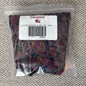 Longaberger‎  Father’s Day Address Rolodex Basket Liner